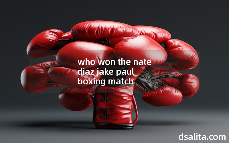who won the nate diaz jake paul boxing match
