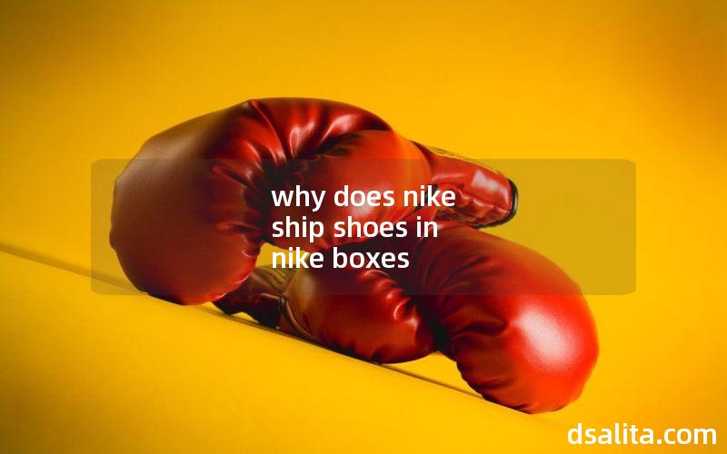 why does nike ship shoes in nike boxes