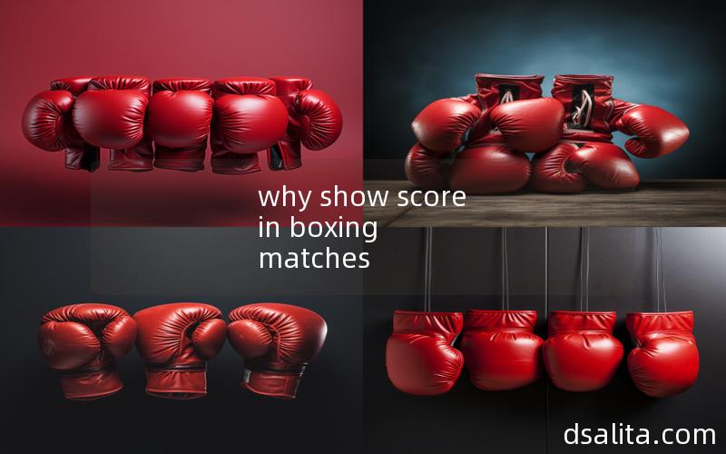 why show score in boxing matches