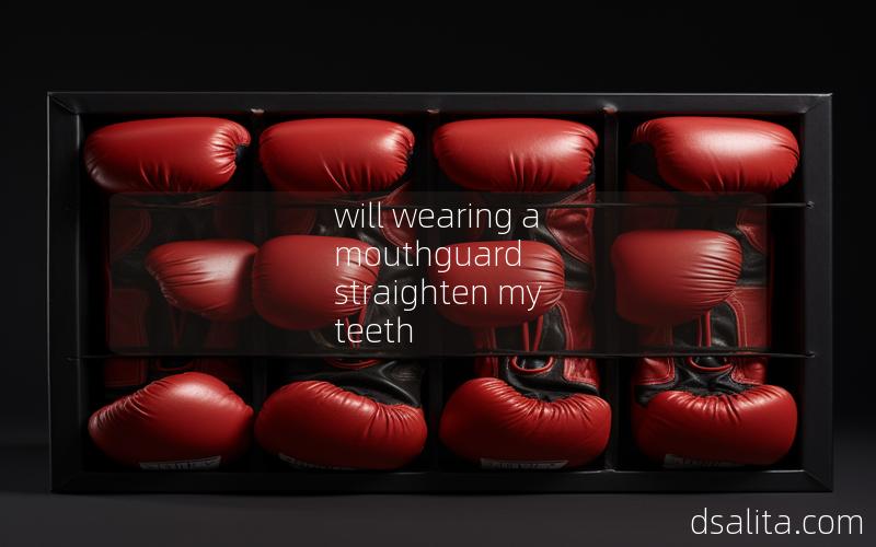 will wearing a mouthguard straighten my teeth