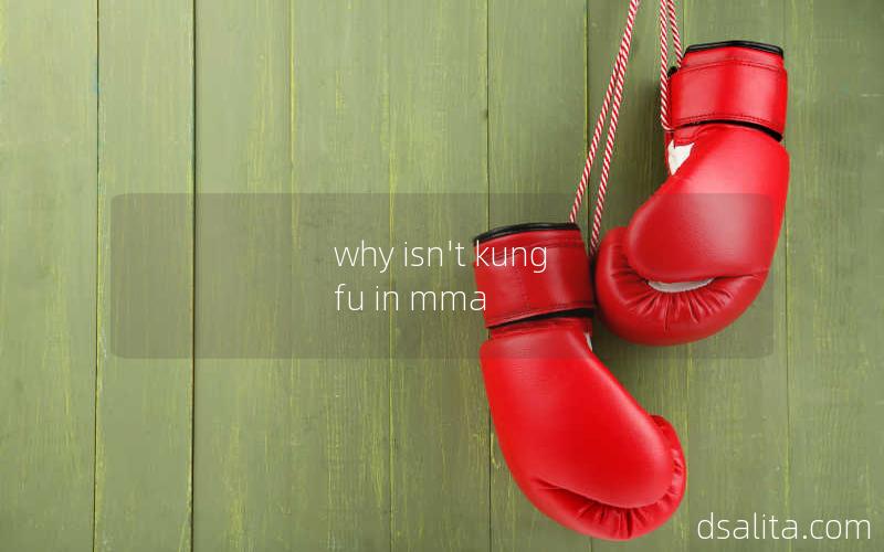 why isn't kung fu in mma