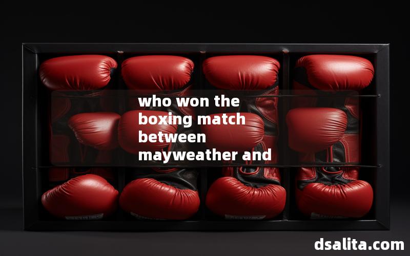 who won the boxing match between mayweather and logan paul