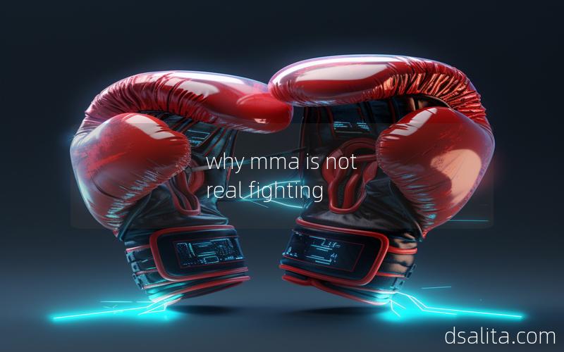 why mma is not real fighting