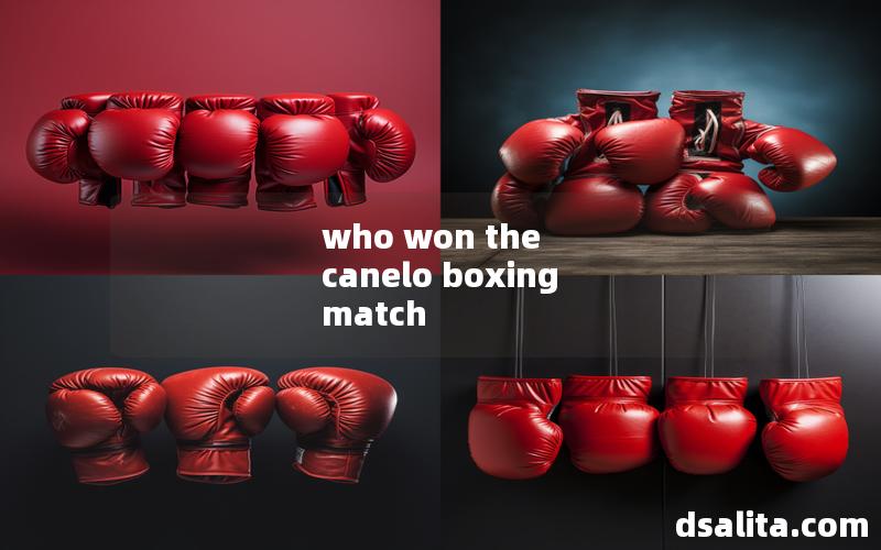 who won the canelo boxing match