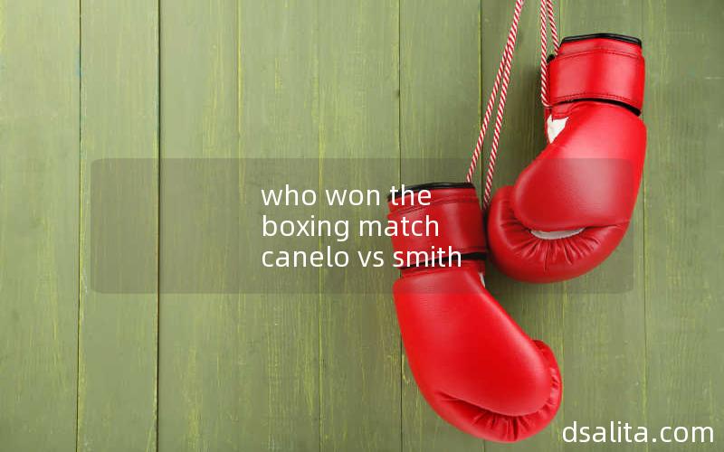 who won the boxing match canelo vs smith