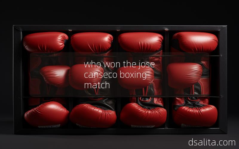 who won the jose canseco boxing match